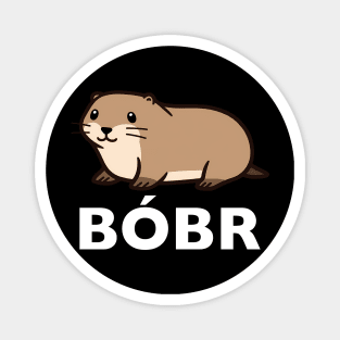 Kawaii Bobr - Cute Beaver Magnet